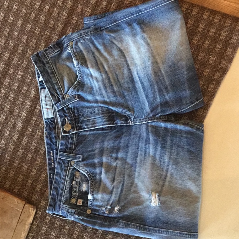 AG Jodi crop high rise slim flare crop